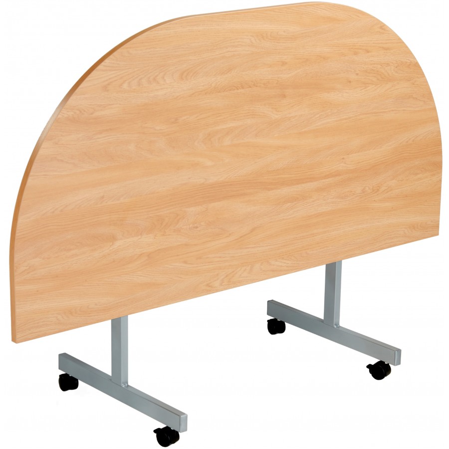 Olton 1400mm Wide D-End Tilt Top Table